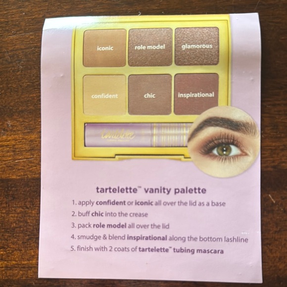 Tartelette Vanity Eyeshadow Palette - Neutral Earthy Tones and Shimmer Finishes - Picture 5 of 5